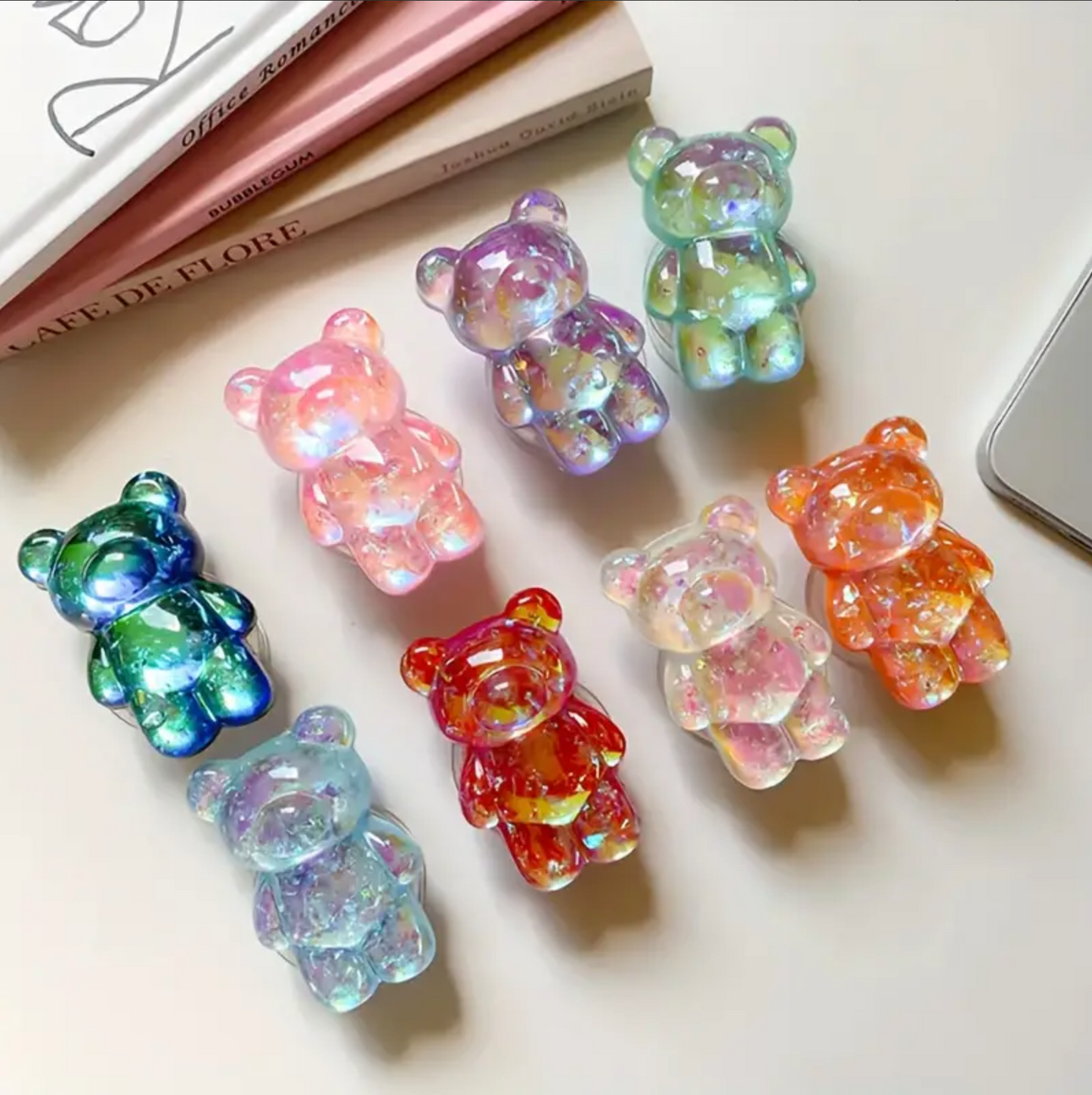 Glitter Bear Phone Grip