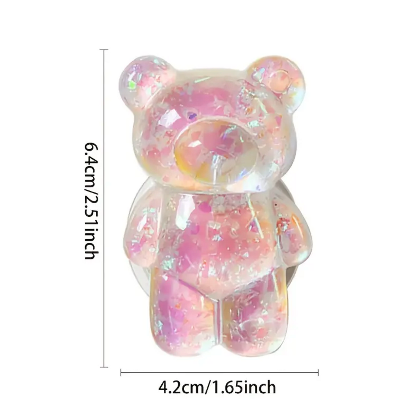 Glitter Bear Phone Grip