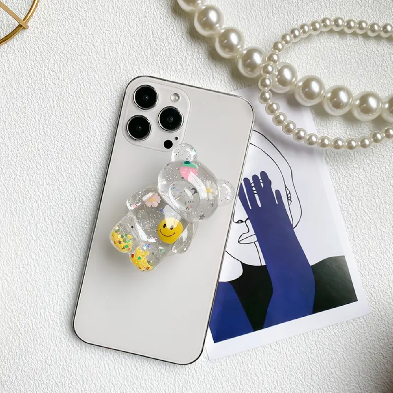 Charms Bear Phone Grip