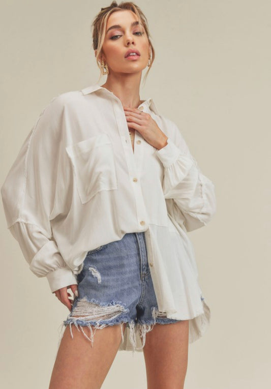 Delilah Button Down Blouse